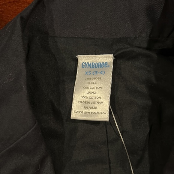NWT Gymboree 2009 Easter Line Navy Blue 2 Button Blazer Flap Pockets XS - Picture 9 of 14